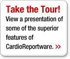 Take the CardioReportware Tour